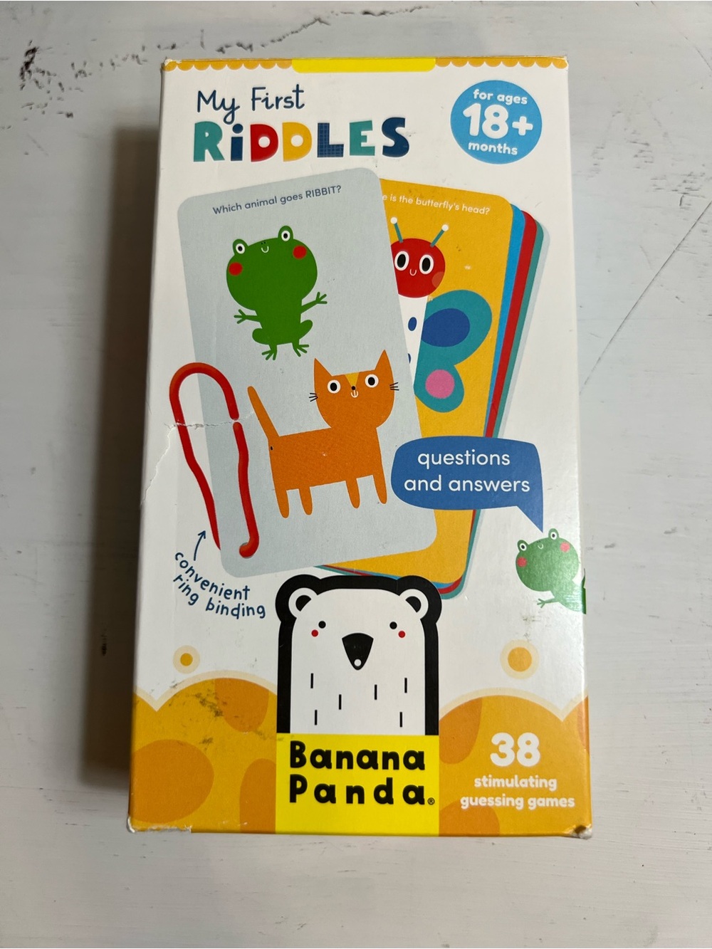 My First Riddles Kids Learning Cards – Orange